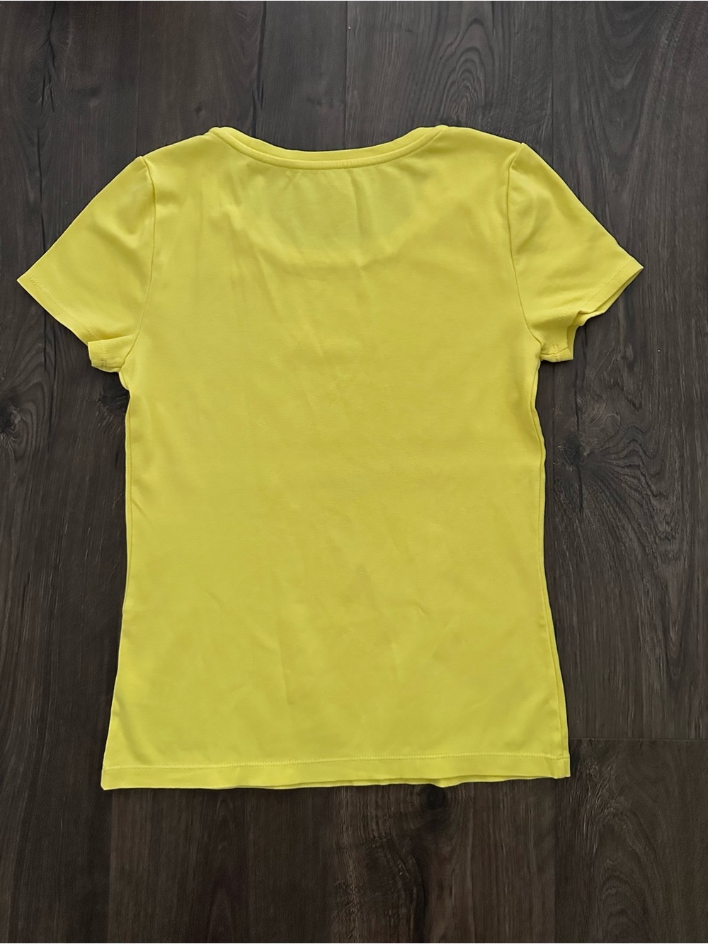 Lilly Pulitzer Hailee Crewneck Short Sleeve Tee - Lillys Lemon - Picture 3 of 7